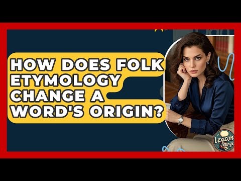 How Does Folk Etymology Change A Word's Origin? - Lexicon Lounge