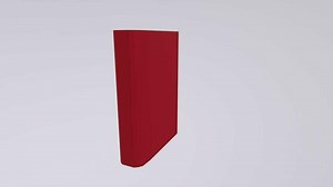 Download a red book on a white background for free