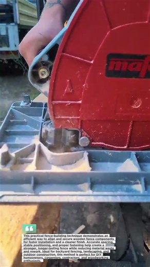 Smart Wood Fence Building Saves Time #Woodworking #DIY #Fence