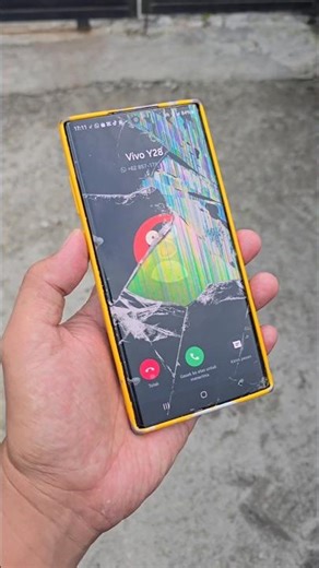 fake Broken screen whatsapp incomingcall