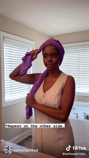 GRWM: Head Covering Tutorial✨ #grwm #modesty #purple #headcovering #tutorial