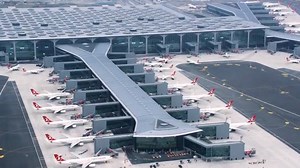 WOW! Meet the world's newest mega hub - The brand new Istanbul Airport The airport in numbers Capacity: 200 million by 2030 Gates: 114 Runways: 6 Square metres: 76.5 million Hotel rooms: 451 Passport control desks: 228 Waiting seats: 20000 Terminals:2 Parking spaces: 40000 | A Fly Guy's Cabin Crew Lounge