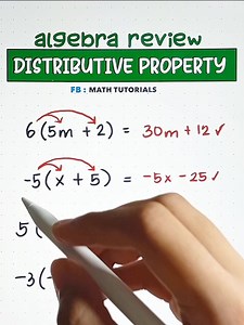 Algebra Review: Distributive Property‼️🤩 #Teachergon #MathTutorials #mathreview #viral #mathematics #MathViral #maths #mathlogic #teachergon #Math #algebra | Math Tutorials