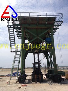 [Hot Item] Jetty Use Double Truck Bulk Cargo Dedusting Loading Unloading Hopper