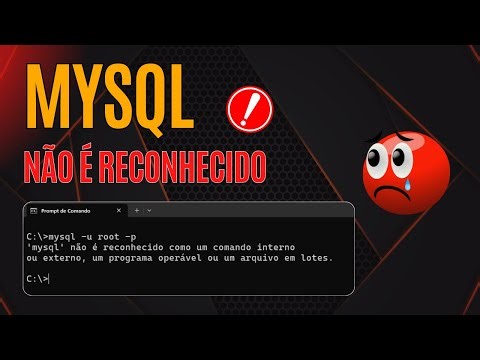 MySQL não é reconhecido no CMD? Configure as variáveis de ambiente (PATH)