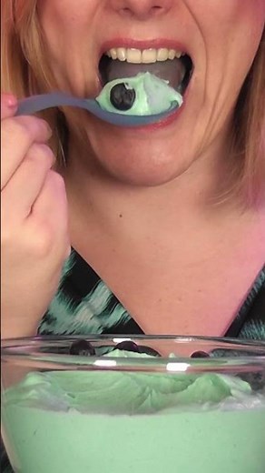 👆🏼👆🏼👆🏼 Long version 👉🏼 ASMR Pudding Eating - 💯% Soft & Relaxing Mouth-Sounds #shorts
