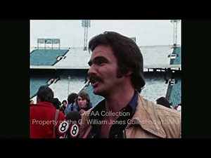 Filming of Semi-Tough at The Cotton Bowl in January 1977