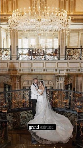 Timeless Wedding Portraits at The Legacy Castle | Best Luxury Wedding Venue in New Jersey #Shorts
