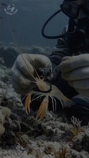 POV: Inside a Pistol Shrimp’s Tunnel – The Loudest Snap in the Ocean!
