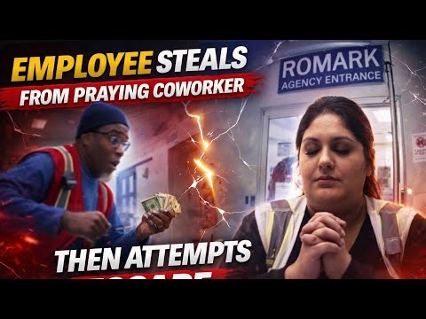 Employee Steals From Praying Coworker Then Attempts Escape | Bodycam Arrest