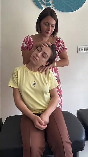 ASMR stretching and chiropractic adjustment for Lisa #chiropractic