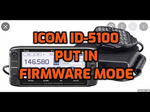 ICOM ID-5100 Firmware Update Mode