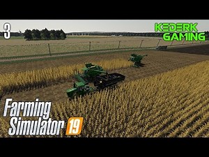 2 Combine corn harvest with Courseplay! - Midwest Horizon #3 - FS19 Timelapse