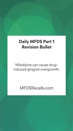 MFDS Part 1 Daily Revision Bullet