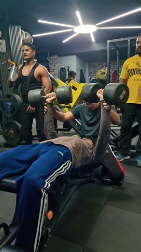 Heavy Chest Press Strength 💪🔥 #shorts