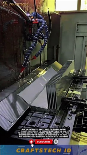 Precision Metal Surface Grinding Machine | Satisfying Factory Process #satisfyingmachines #machine