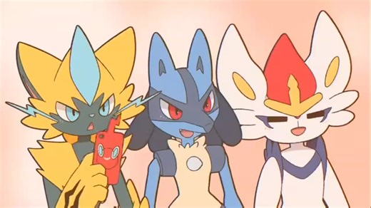 Lucario y Cinderace: Una Diversión Electrónica