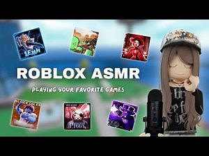 Roblox ASMR | 2 Hours of Playing Your Game Suggestions (whispered gameplay + mouth sounds)
