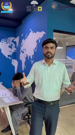 🎬 “Yaar fees ka kya hoga?” Same story every semester; stress, dues, meal cards, and that silent fear of not being able to afford the next month. But this time, we didn’t just complain — we did something about it. That’s where Entrepreneurship Club – under the Senior Tutor Office, UAF stepped in. We’re not just another campus society. We’re the movement that says! You don’t need to wait for opportunity, you can create it. Empowering students. Supporting startups. Turning everyday struggles into 