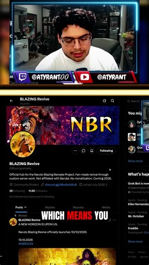 Naruto Ninja Blazing Is Back In 2026! #Naruto #narutoblazing #NarutoRevive