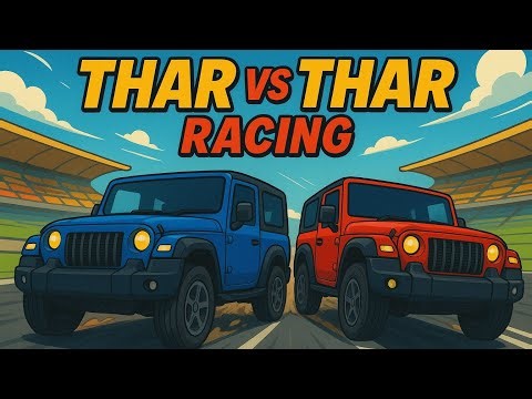 Thar Racing 🚜 Cartoon Video 🛣️ #racinggames #cartoonvideo 