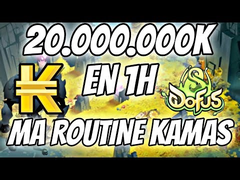 20M EN 1H l MA ROUTINE KAMAS SUR DOFUS UNITY