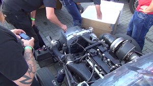 Opel turbo tire explosion at 150 kmh