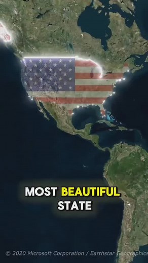 Which is the most beautiful State in the United States 🌺🌹#geography #map #facts #didyouknow #usa #america | LifeMap Insights