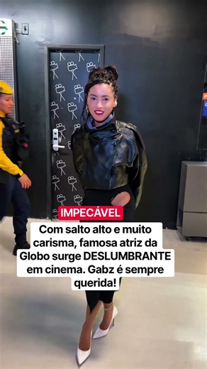 Com salto alto e muito carisma, famosa atriz da Globo surge DESLUMBRANTE em cinema.