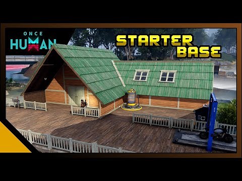 Once Human: Starter Base - A Frame House (Build Guide)
