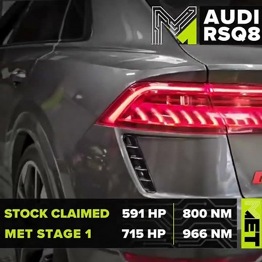Audi RSQ8 Stage 1 Tune - Over 110HP Boost! | Mobile Eco Tuning (MET)