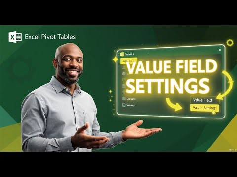 Understanding Value Field Settings in Excel | Pivot Table Explained
