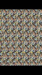 Moving Stereogram #hidden3d #opticalillusion #art3d | Perc Bonafid BangNaz