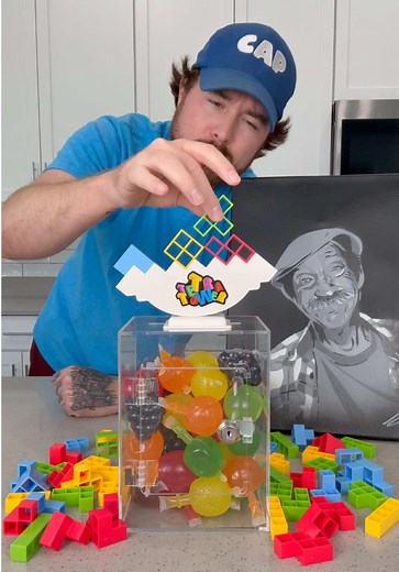 Jelly Fruit Challenge with Grandpa