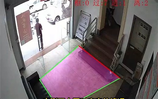 视频AI客流量统计 利用现有IPCAM摄像头 可方便实现客流量统计