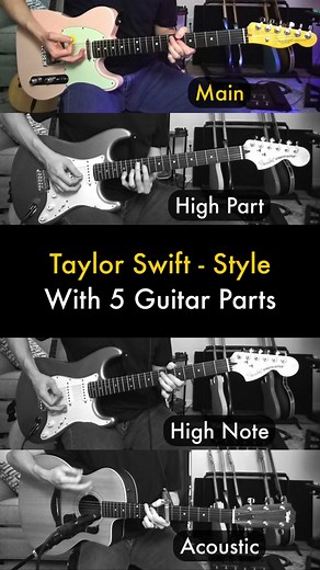 1989 - Taylor Swift - is one of my favorite albums so here’s 5 guitar parts for it! P.S. I record remote session guitars, link in bio. #music #musicproducer #musicproduction #guitar #sessionguitar #guitarist #electricguitar #recording #bass #pop #shorts #reels #foryoupage #fyp #taylorswift #taylorsversion #1989 #1989tv #style