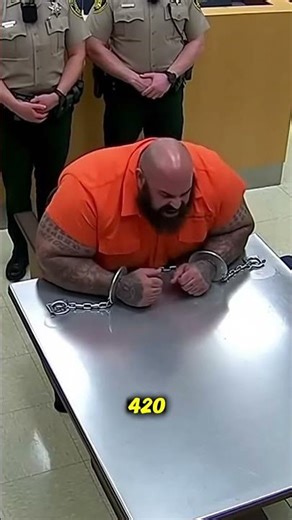 GIANT Inmate Explodes After Judge Reads 420-Year Sentence | CCTV Courtroom Outburst
