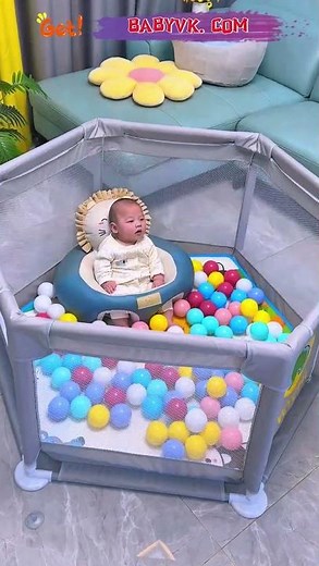 Baby Activity Playpen – Easy to Move, Perfect for Daily Play #BabyPlay #babygear