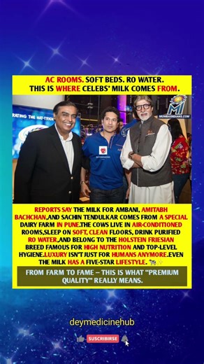 INSIDE THE LUXURY DAIRY THAT SUPPLIES MILK TO INDIA’S BIGGEST CELEBS🥛🐄#trendingshorts #shortsfeed