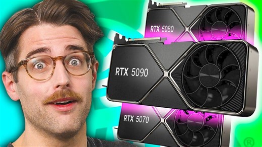 【科技链】他宝了个贝的 50系显卡真是个小可爱 想爱死老黄[科技新闻TechLinked #2024/10/13]