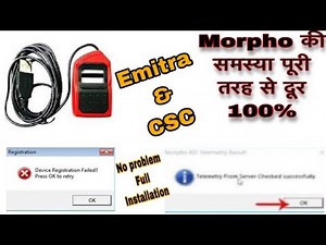 Morpho Device Installation In Windows 10 | Morpho Rd Service Driver Installation 2022 Vis Tech World