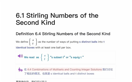 6.1 Stirling Numbers of the Second Kind