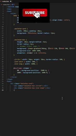 Facebook-style Loading Effect in CSS! (Day 9/30)