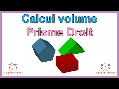 comment calculer le volume d'un prisme droit (Formule calcul volume prisme droit)