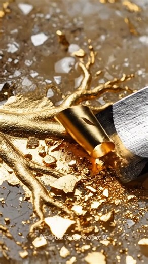 Amazing so #statisfying 😱 gold veins quartz crystal rock surface #gold #goldrush #goldmining #fyp