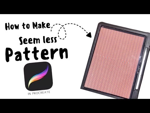 How to make seamless pattern in procreate | easy seamless pattern design tutorial