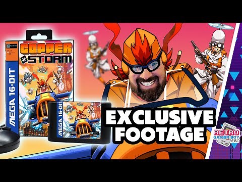 Brand New Shooter for Sega Genesis and SNES Revealed! CopperStorm
