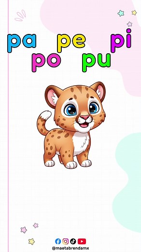 Aprender a leer puede ser divertido 🎉 En este video los niños practican las sílabas pa, pe, pi, po, pu con palabras fáciles como puma, pato, pera, piña y pollo 🐻🦆🍐🍍🐔 Ideal para fortalecer la lectura desde casa o el salón de clases, jugando y repitiendo. 💬 Escribe en los comentarios: ¿qué palabra con la letra P conoces? ¡Vamos a aprender juntos! #AprenderALeer #Lectoescritura #EducacionInfantil #AprenderJugando #Silabas