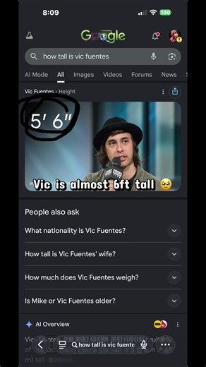Vic: Almost 6ft Tall but Not a Basketball Star