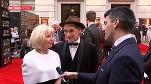 Mark Rylance and wife Claire van Kampen at the 2016 Olivier awards